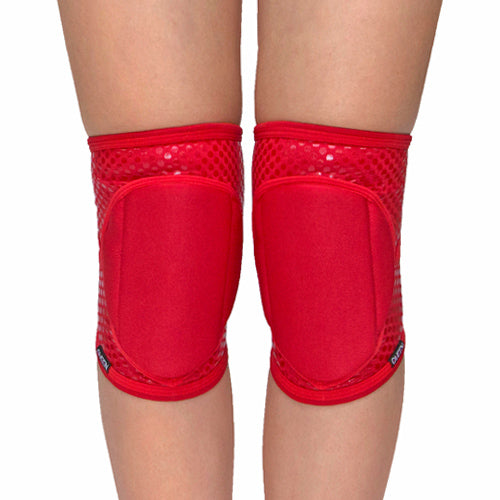 Grippy knee pads – Red Sin