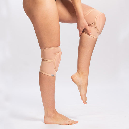 Classic knee pads – Nude-Latte