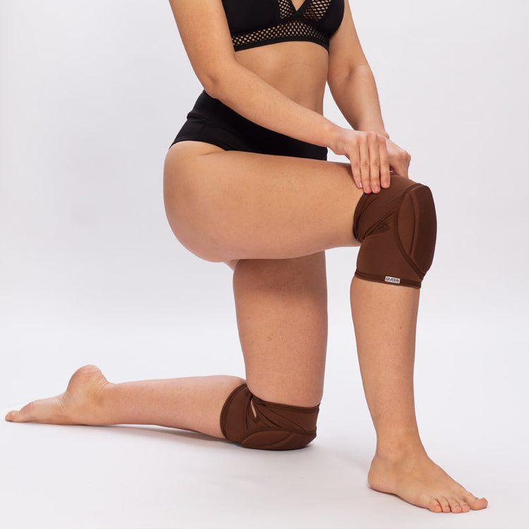 Classic knee pads – Nude-Cacao